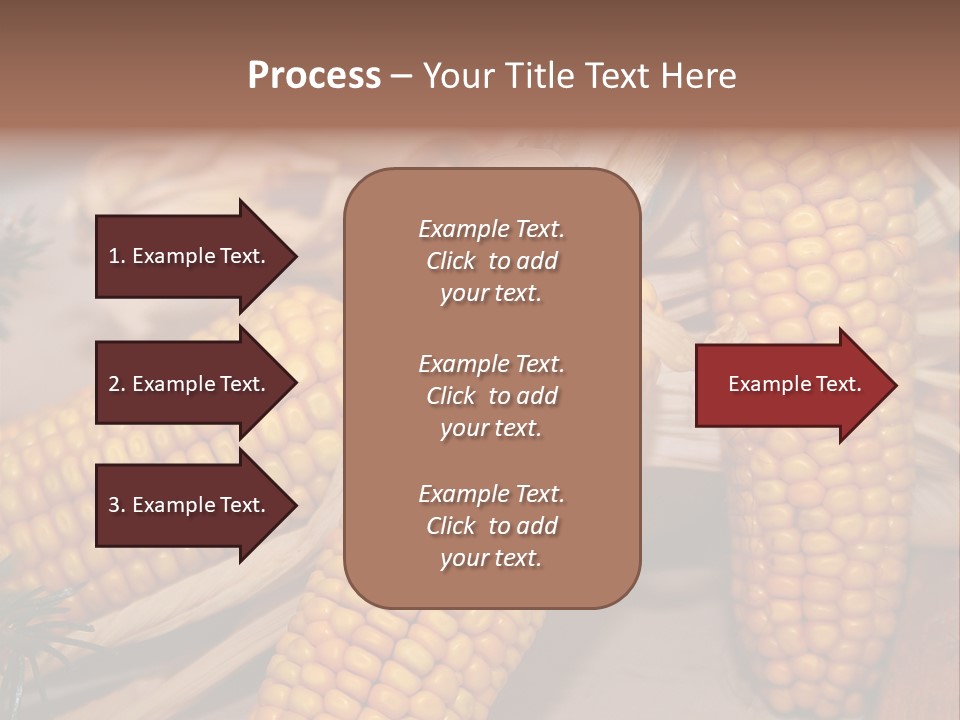 Cocktail Cob Maize PowerPoint Template