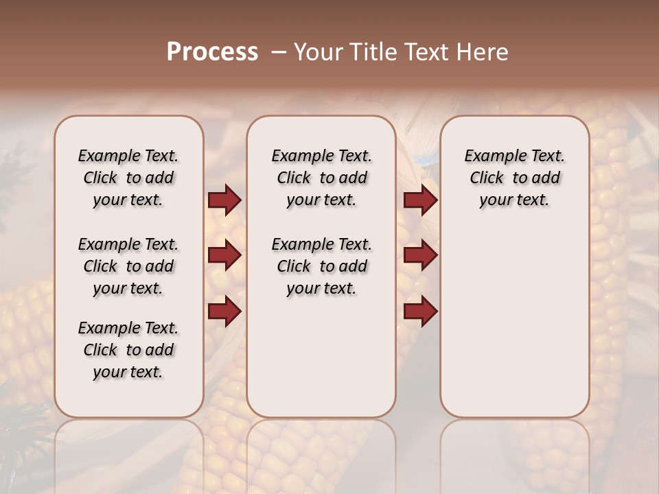 Cocktail Cob Maize PowerPoint Template