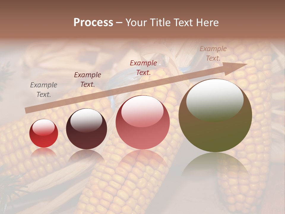 Cocktail Cob Maize PowerPoint Template