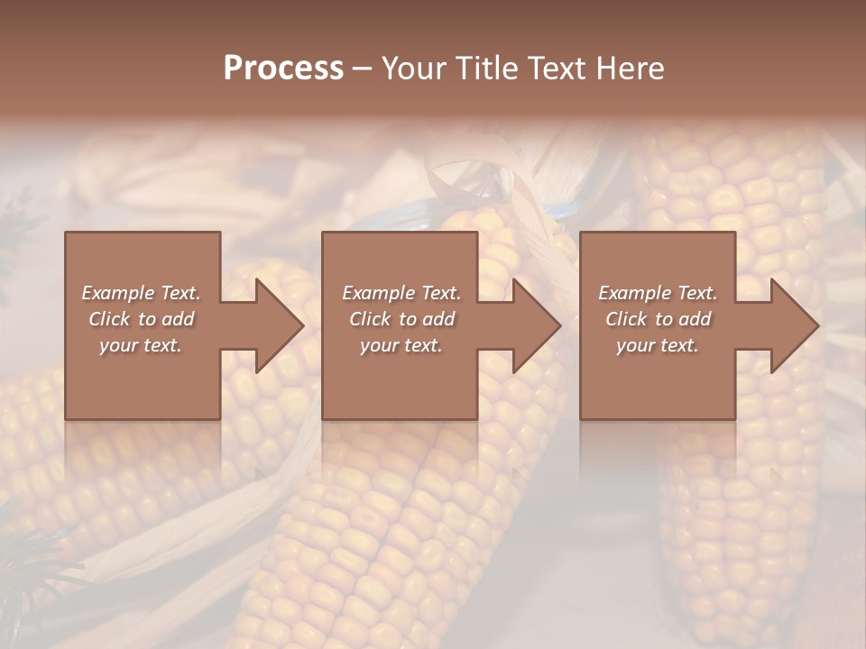 Cocktail Cob Maize PowerPoint Template