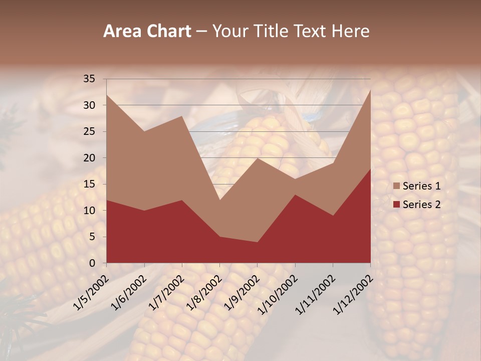 Cocktail Cob Maize PowerPoint Template