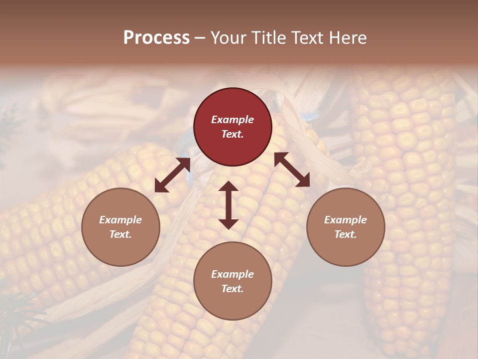 Cocktail Cob Maize PowerPoint Template