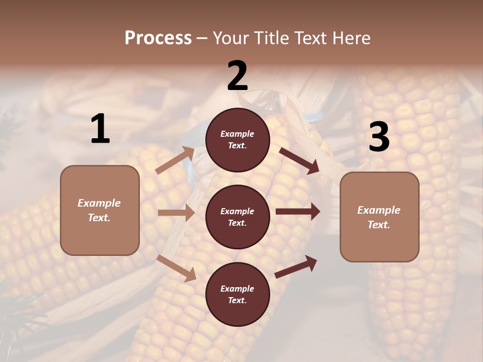 Cocktail Cob Maize PowerPoint Template