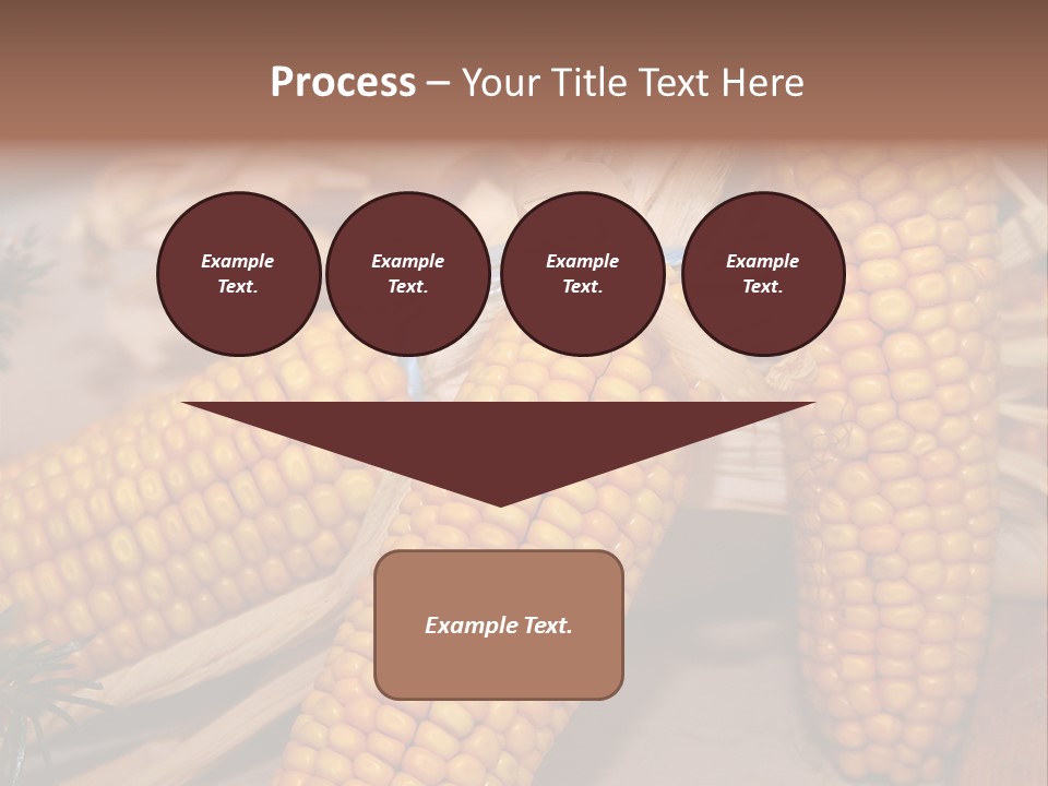 Cocktail Cob Maize PowerPoint Template