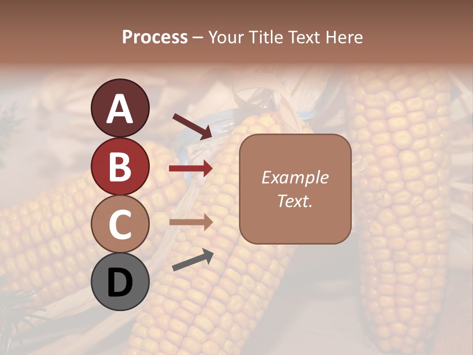 Cocktail Cob Maize PowerPoint Template