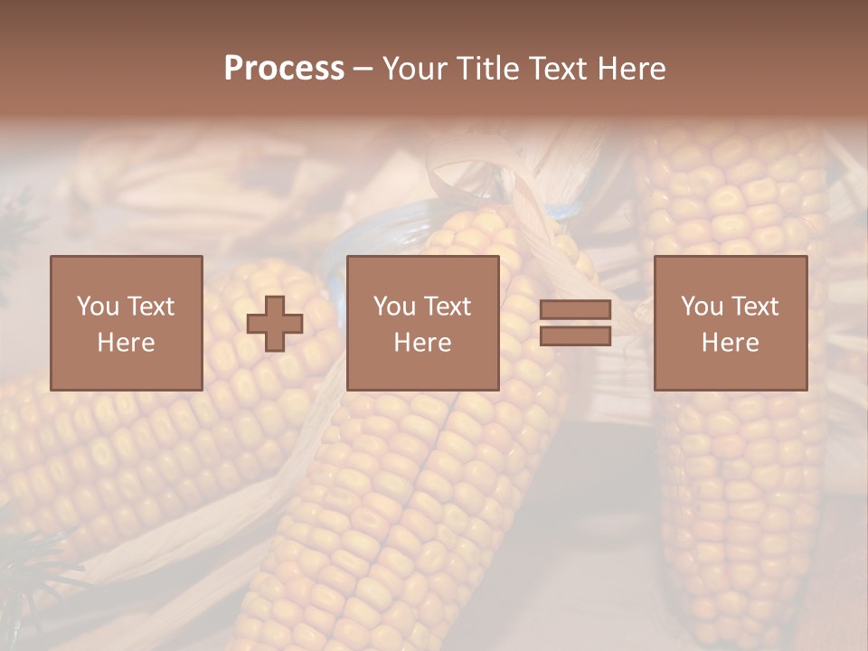 Cocktail Cob Maize PowerPoint Template