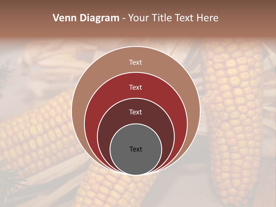 Cocktail Cob Maize PowerPoint Template