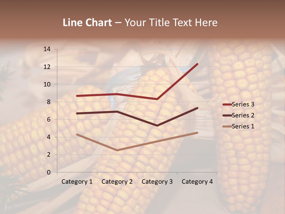 Cocktail Cob Maize PowerPoint Template
