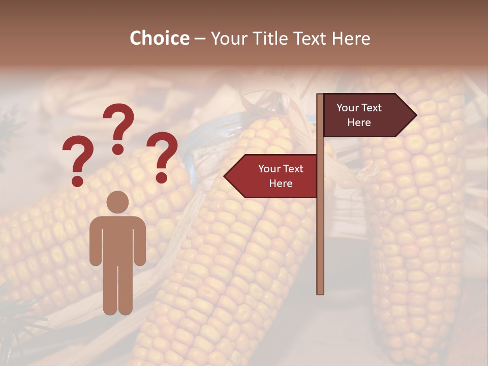 Cocktail Cob Maize PowerPoint Template