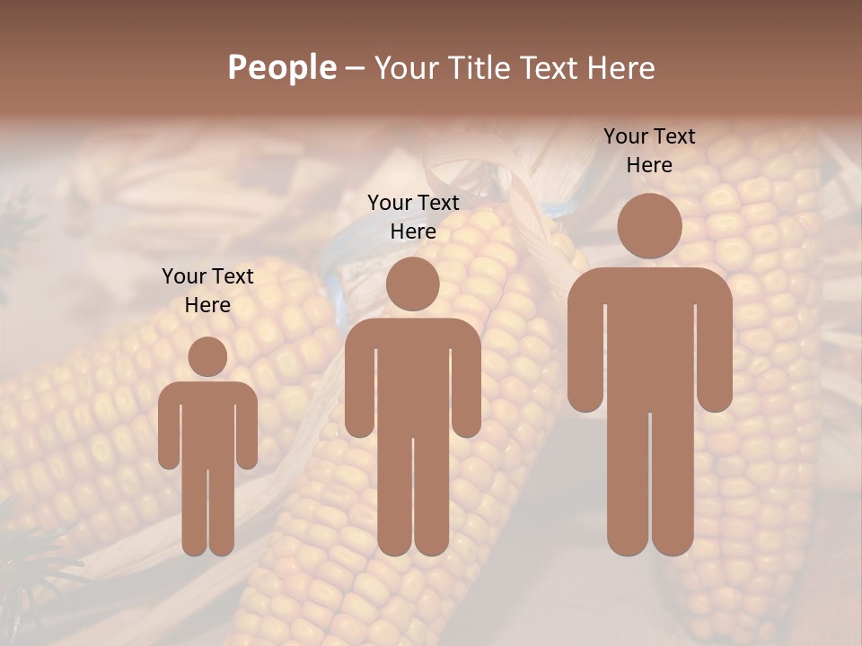 Cocktail Cob Maize PowerPoint Template