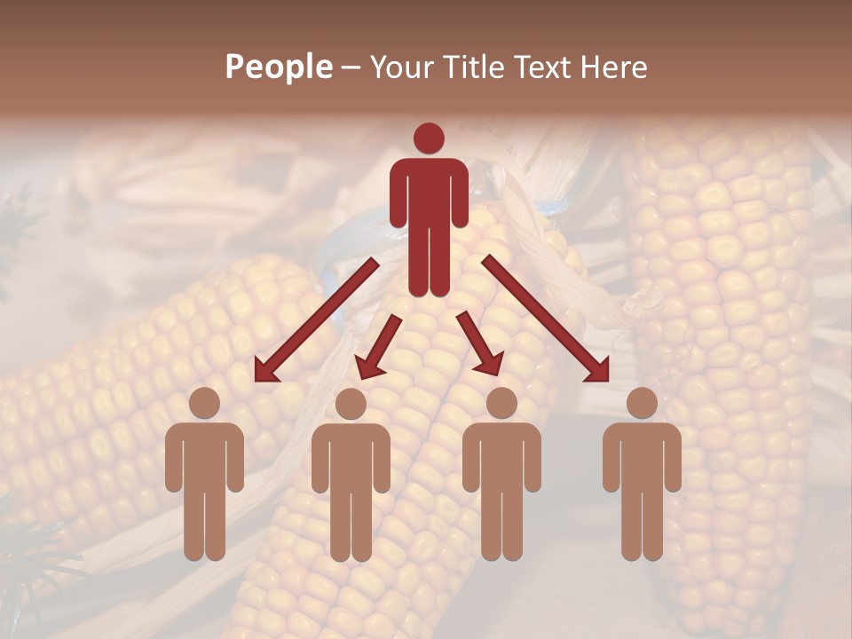 Cocktail Cob Maize PowerPoint Template
