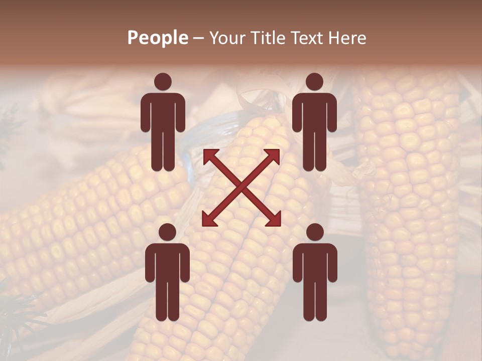 Cocktail Cob Maize PowerPoint Template