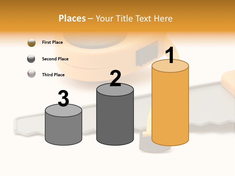 Saw Repair White PowerPoint Template
