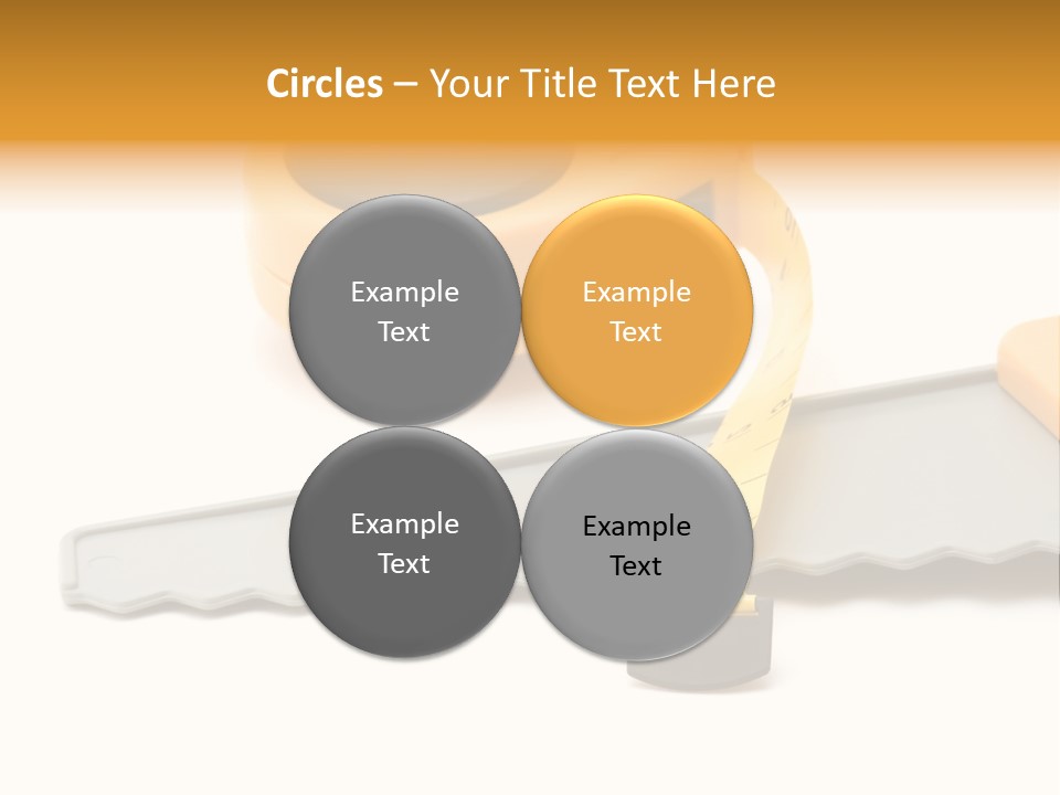 Saw Repair White PowerPoint Template