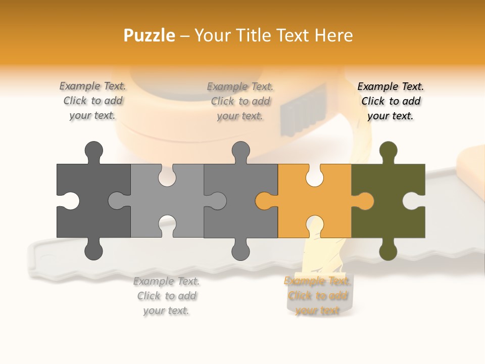 Saw Repair White PowerPoint Template