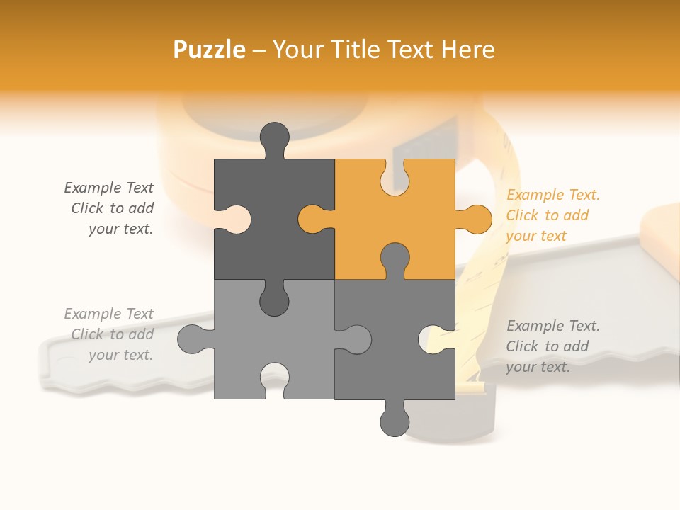 Saw Repair White PowerPoint Template