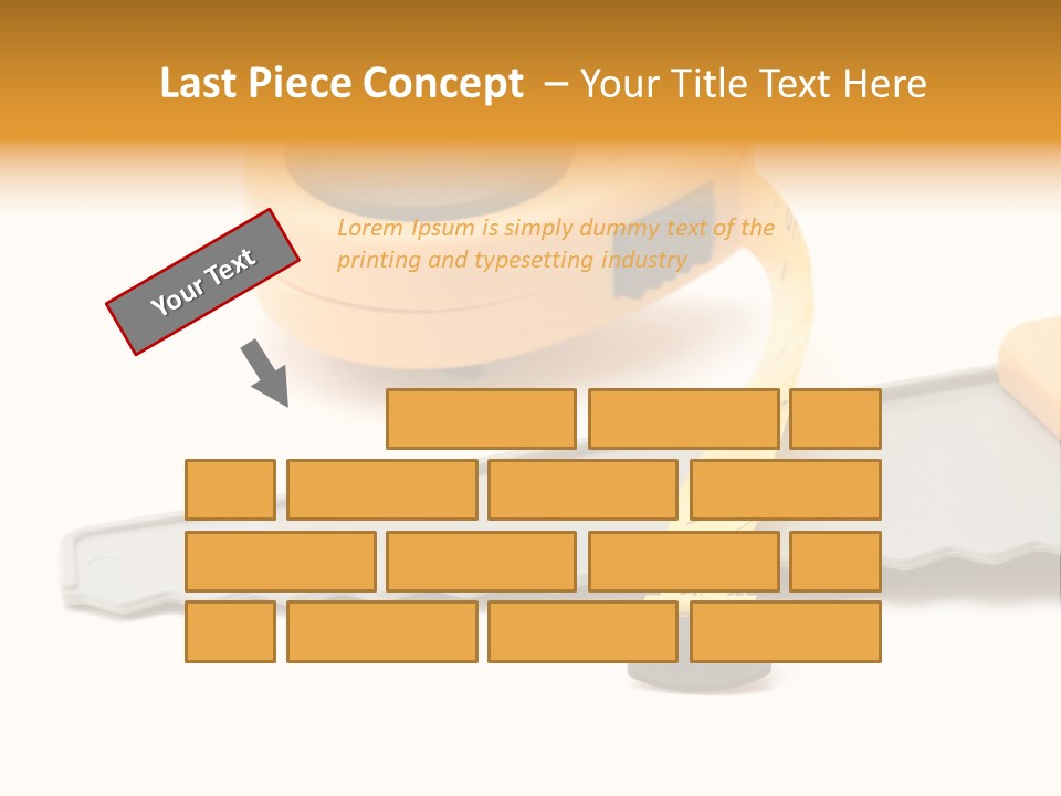 Saw Repair White PowerPoint Template