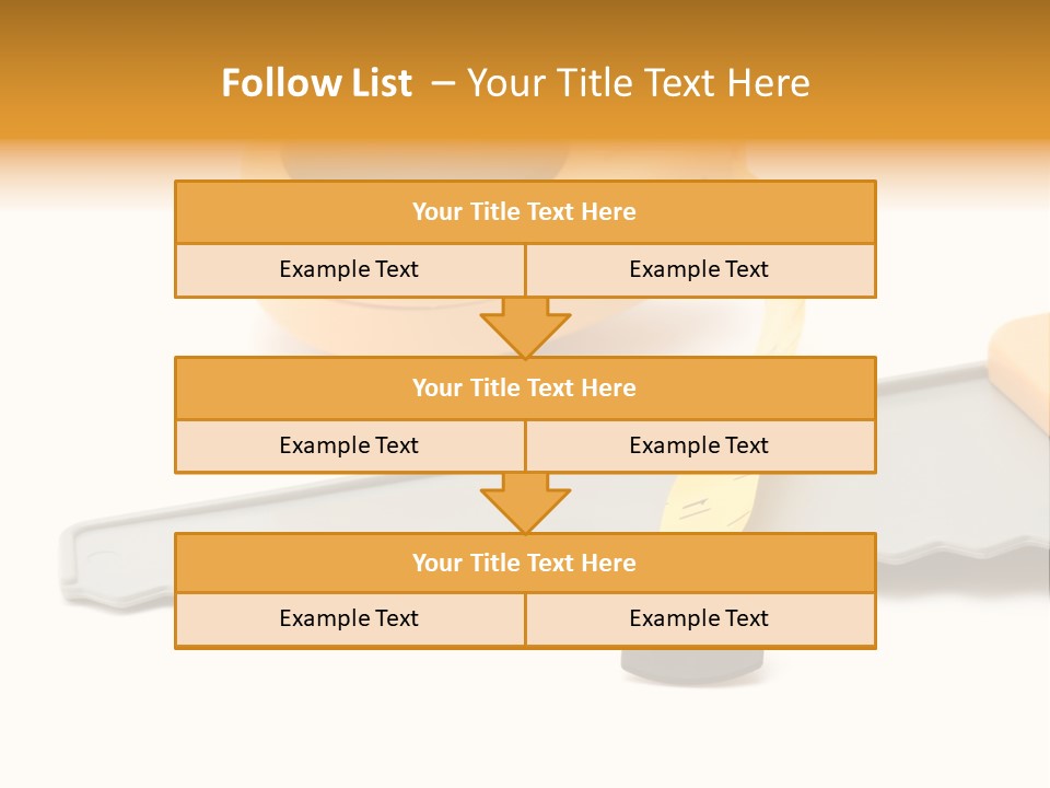 Saw Repair White PowerPoint Template