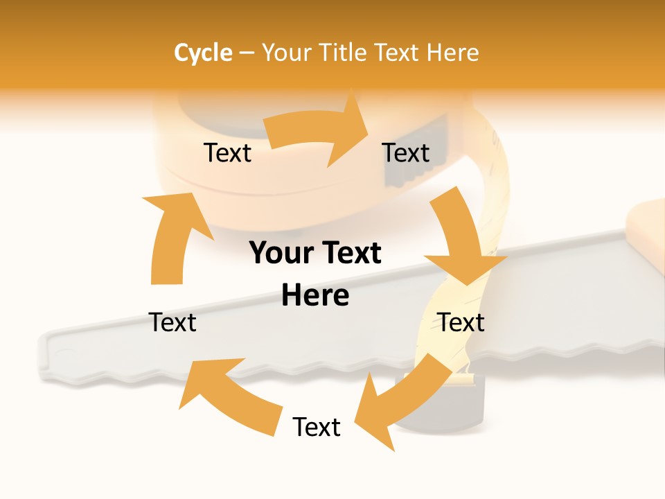 Saw Repair White PowerPoint Template