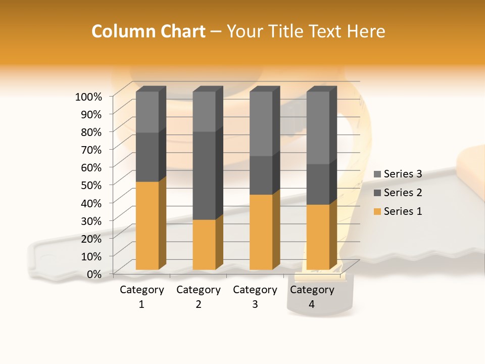 Saw Repair White PowerPoint Template
