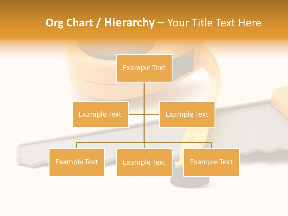 Saw Repair White PowerPoint Template