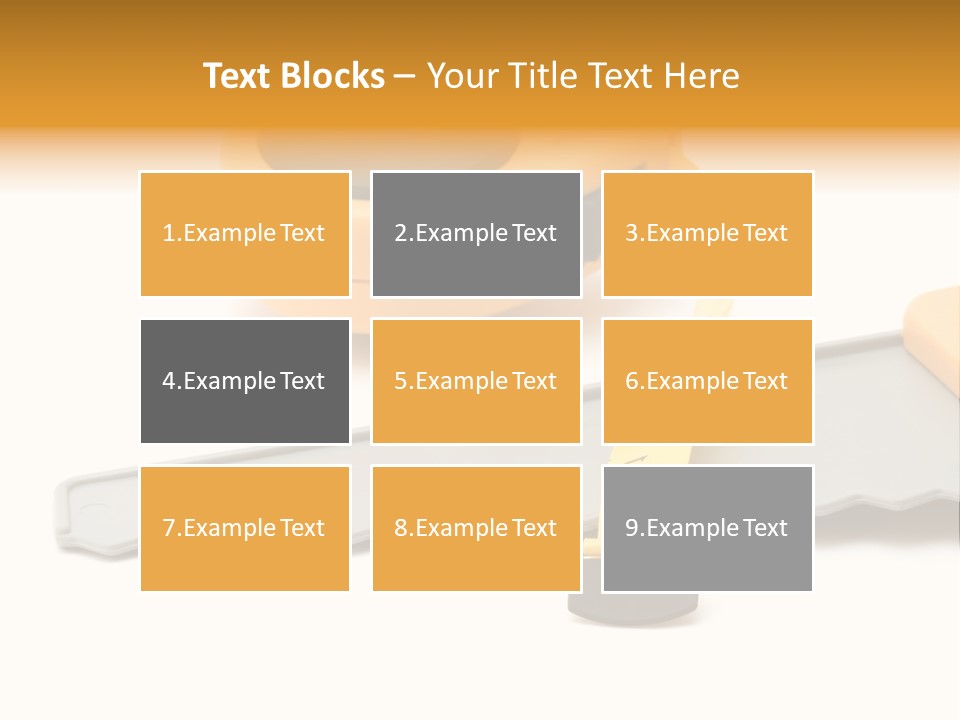 Saw Repair White PowerPoint Template