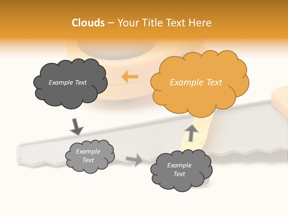 Saw Repair White PowerPoint Template
