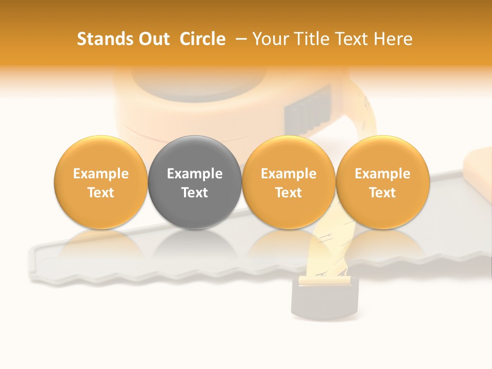 Saw Repair White PowerPoint Template