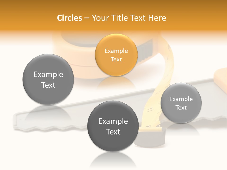 Saw Repair White PowerPoint Template