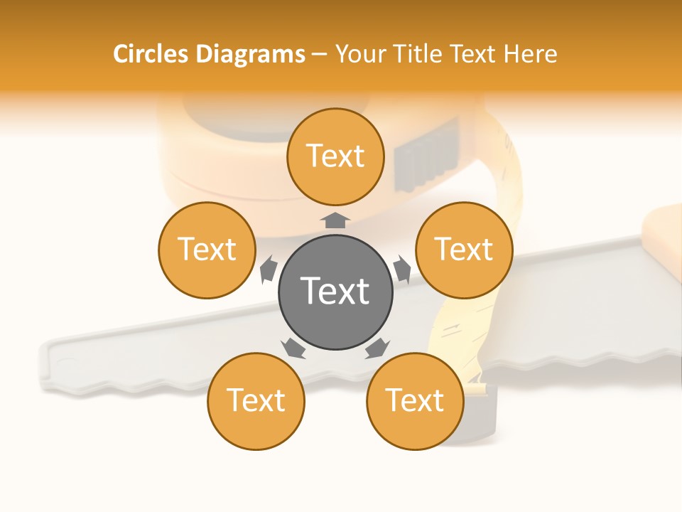 Saw Repair White PowerPoint Template