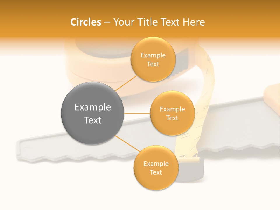 Saw Repair White PowerPoint Template