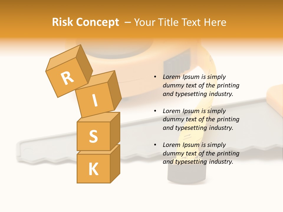 Saw Repair White PowerPoint Template