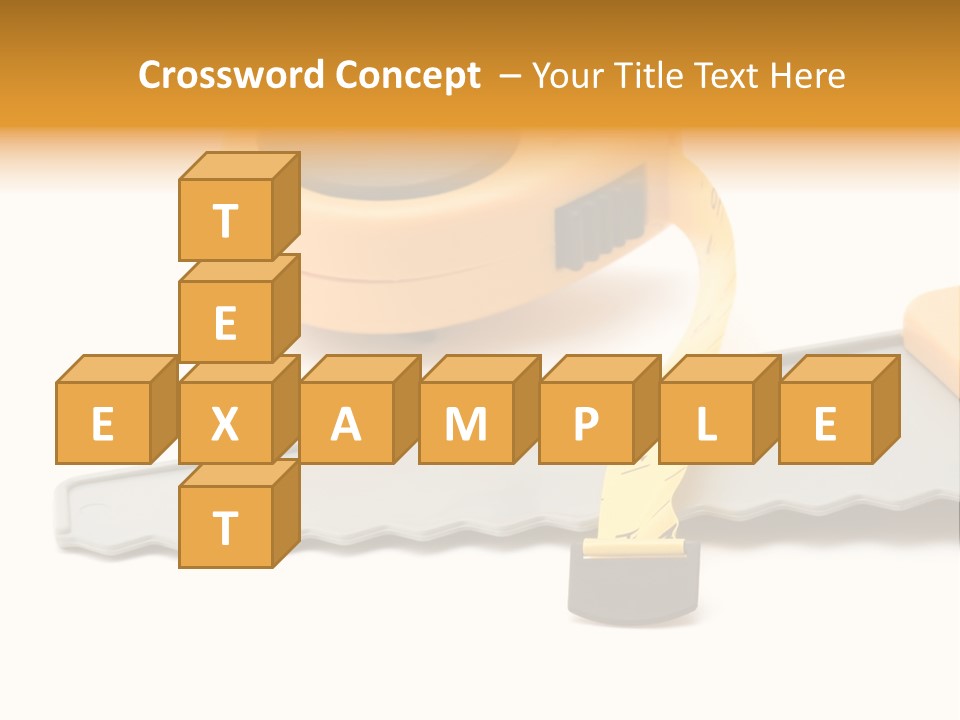 Saw Repair White PowerPoint Template