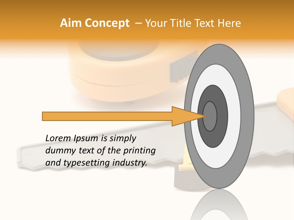 Saw Repair White PowerPoint Template