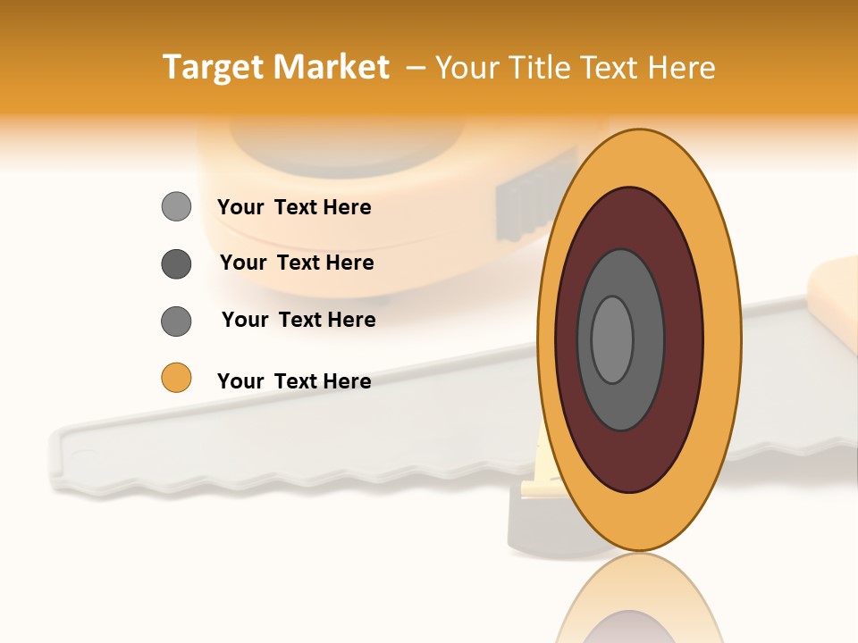 Saw Repair White PowerPoint Template