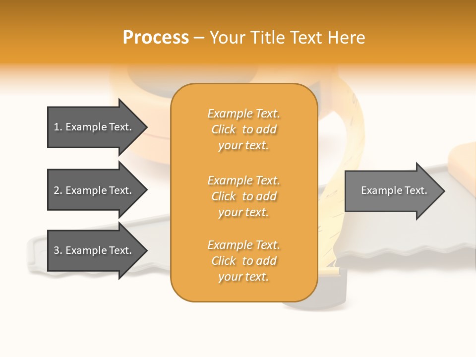 Saw Repair White PowerPoint Template