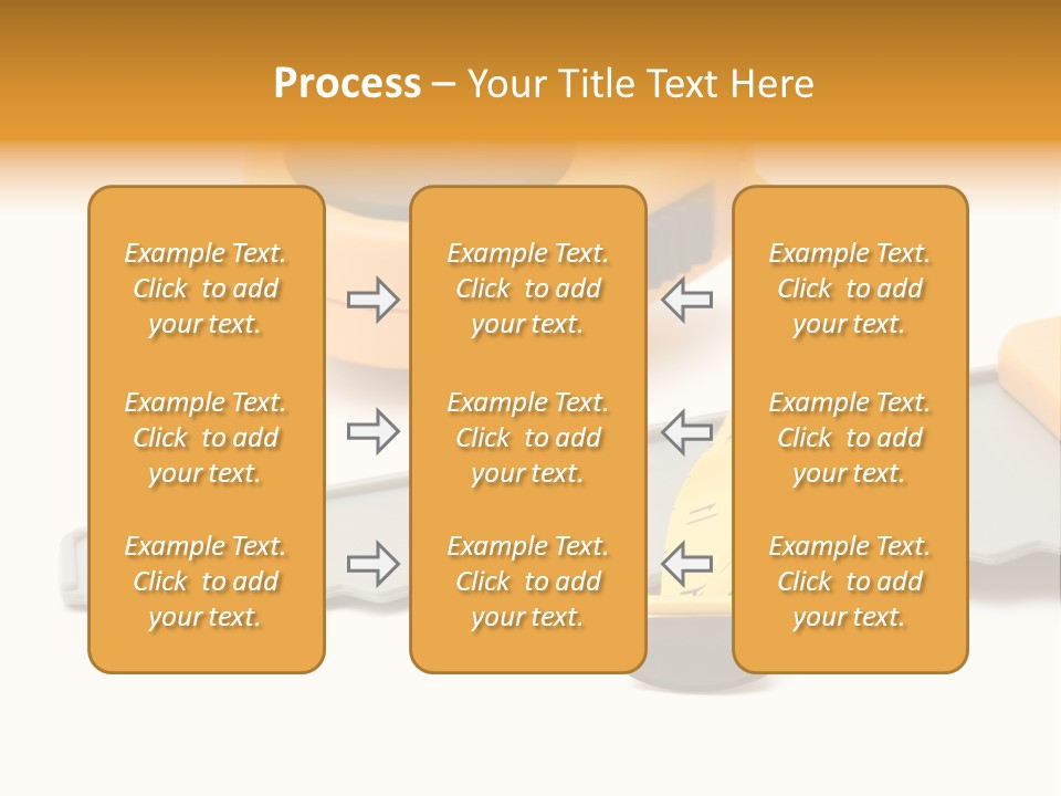 Saw Repair White PowerPoint Template