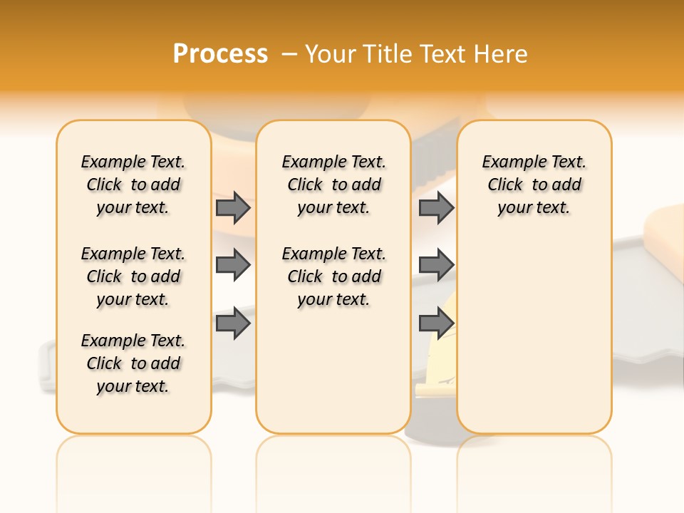 Saw Repair White PowerPoint Template
