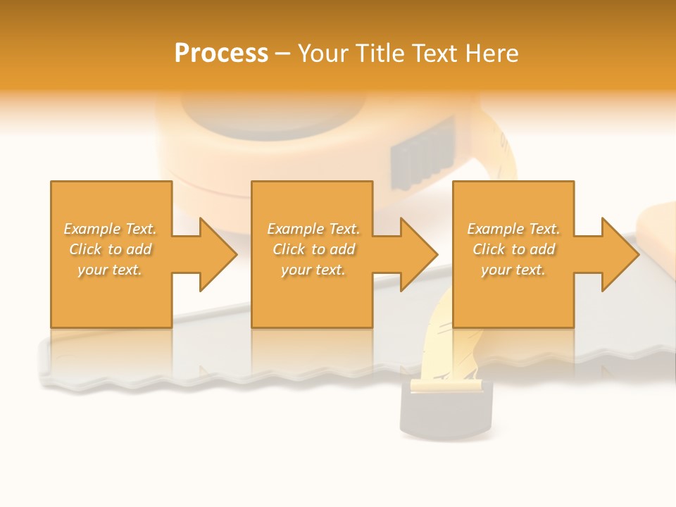 Saw Repair White PowerPoint Template