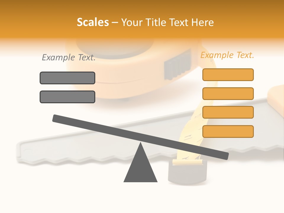 Saw Repair White PowerPoint Template