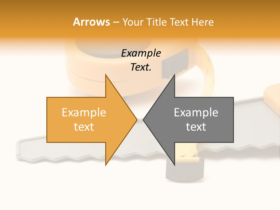 Saw Repair White PowerPoint Template
