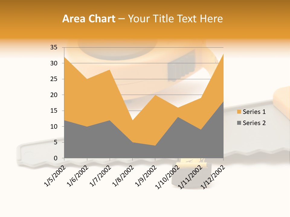 Saw Repair White PowerPoint Template