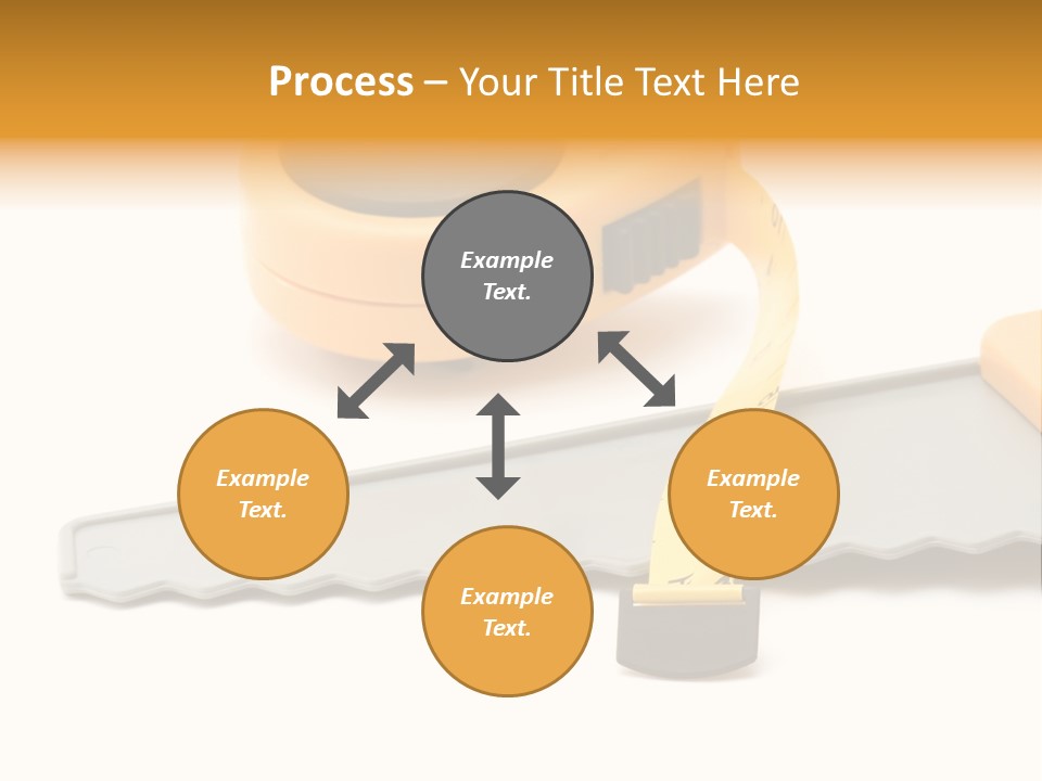 Saw Repair White PowerPoint Template