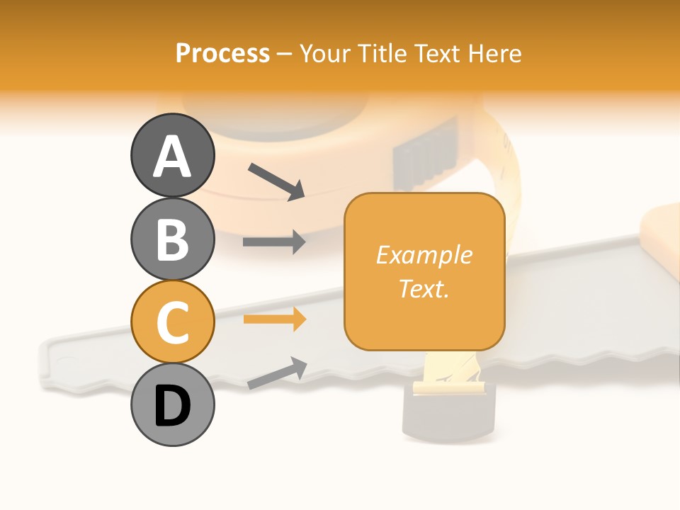 Saw Repair White PowerPoint Template