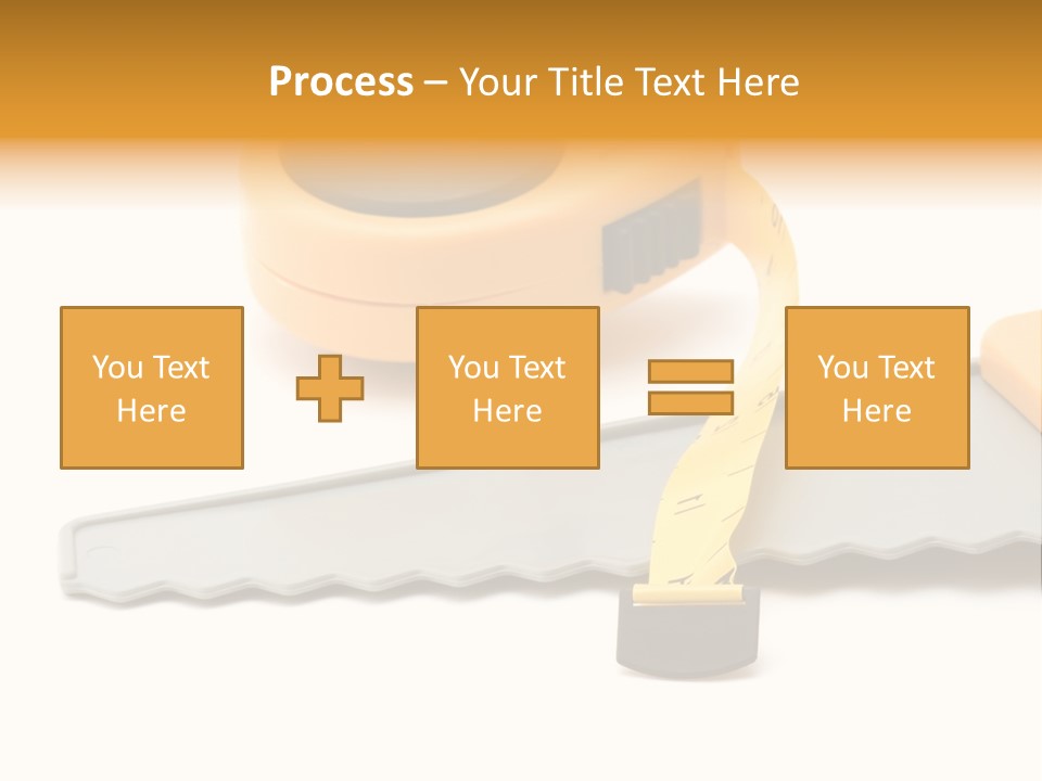 Saw Repair White PowerPoint Template
