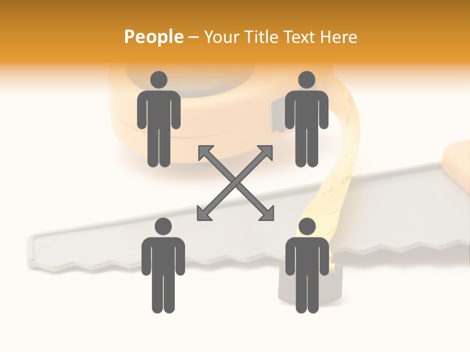 Saw Repair White PowerPoint Template