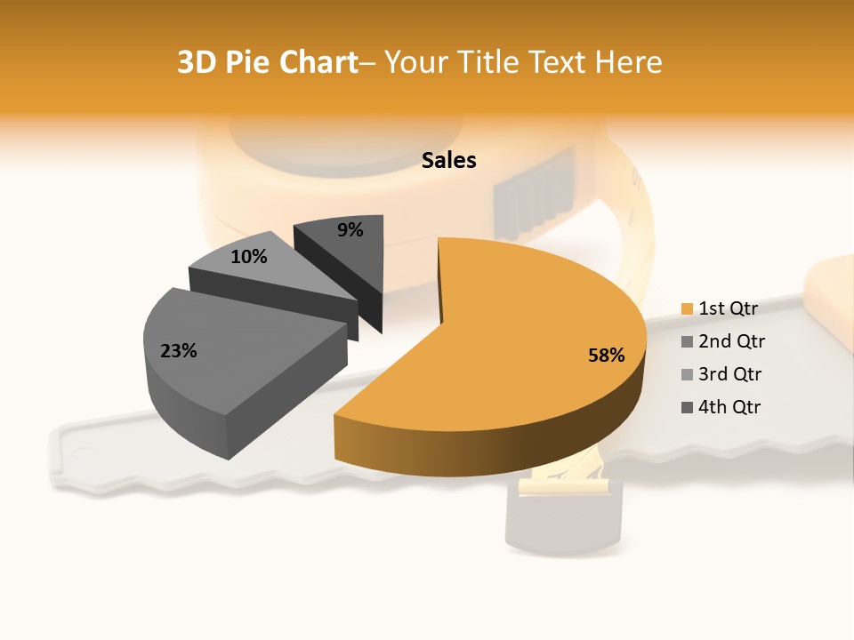 Saw Repair White PowerPoint Template