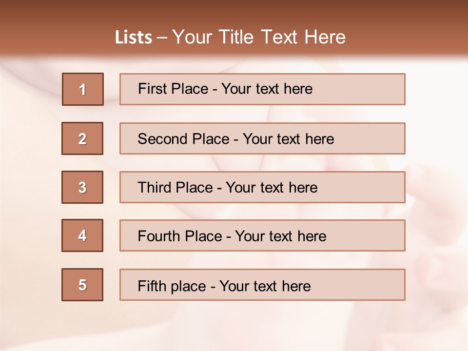 Male Parenting Finger PowerPoint Template