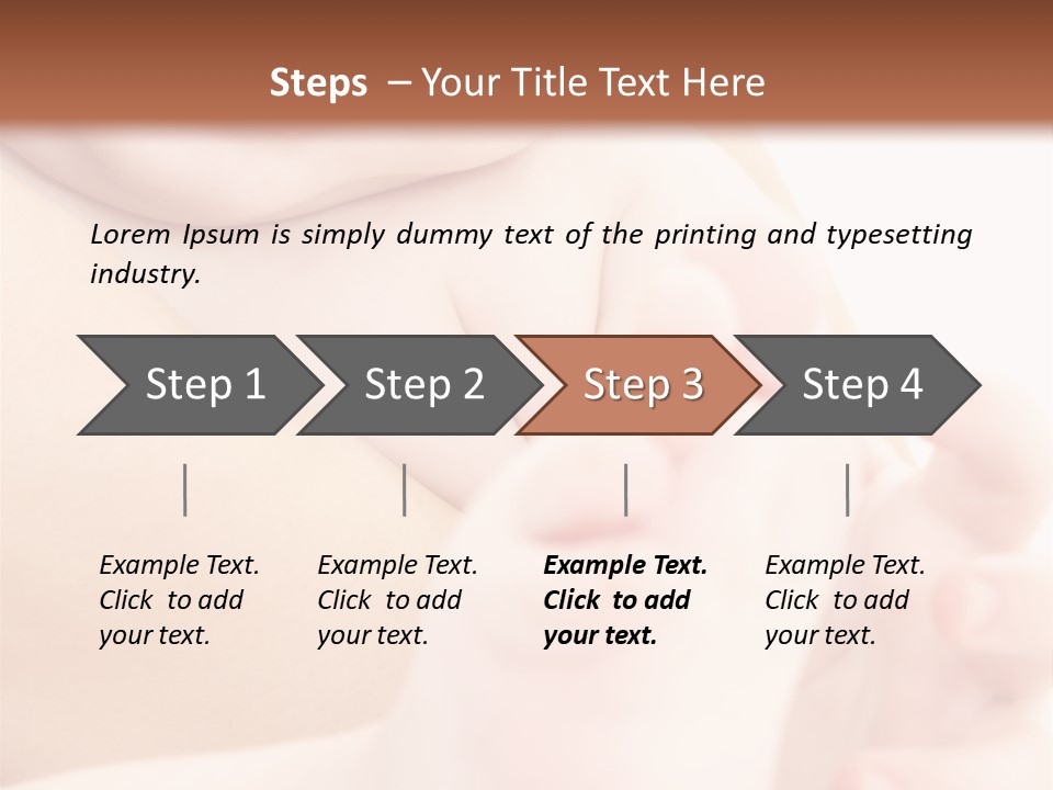 Male Parenting Finger PowerPoint Template