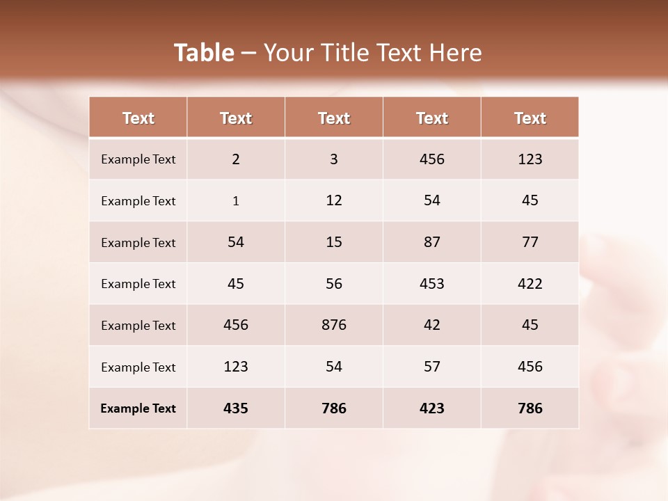 Male Parenting Finger PowerPoint Template